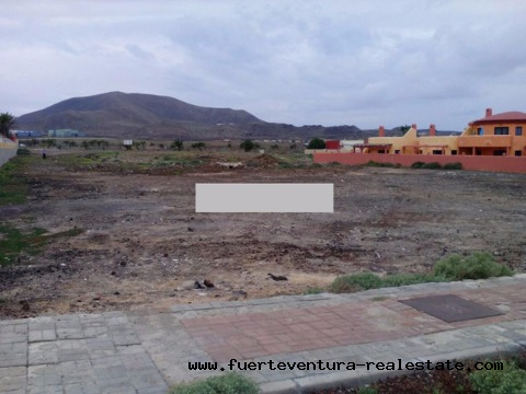 For sale! 3000 sqm building plot with seaview at Corralejo, Fuerteventura
