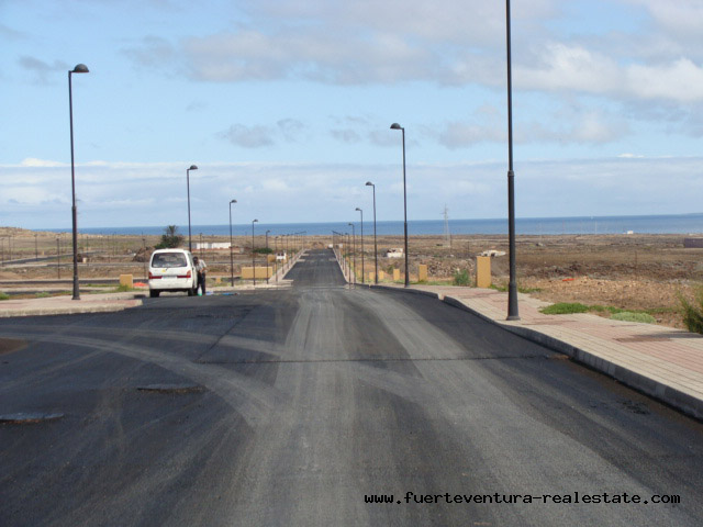 Te koop! Stedelijk bouwgrond met zeezicht in Corralejo, Fuerteventura