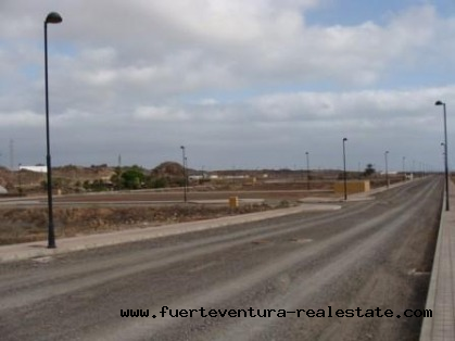 For sale! Residential plot with seaview at Corralejo, Fuerteventura