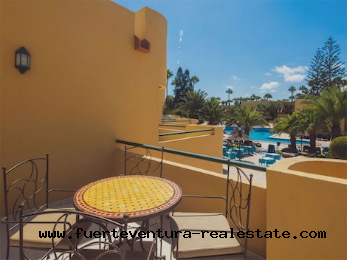 Te koop! Mooi appartement in Corralejo met gemeenschappelijk zwembad