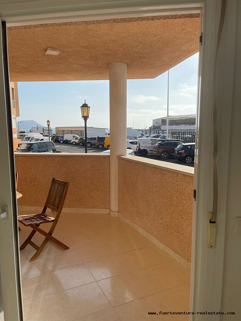 Nice apartment for sale with views to the harboir of Corralejo 