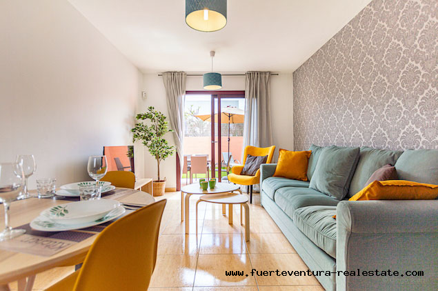 For sale! Beautiful apartment in residential complex Las Américas I, in Corralejo.