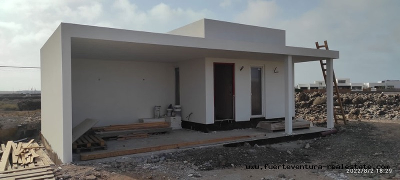 For sale! New build villa in the village of Lajares, nort of Fuerteventura