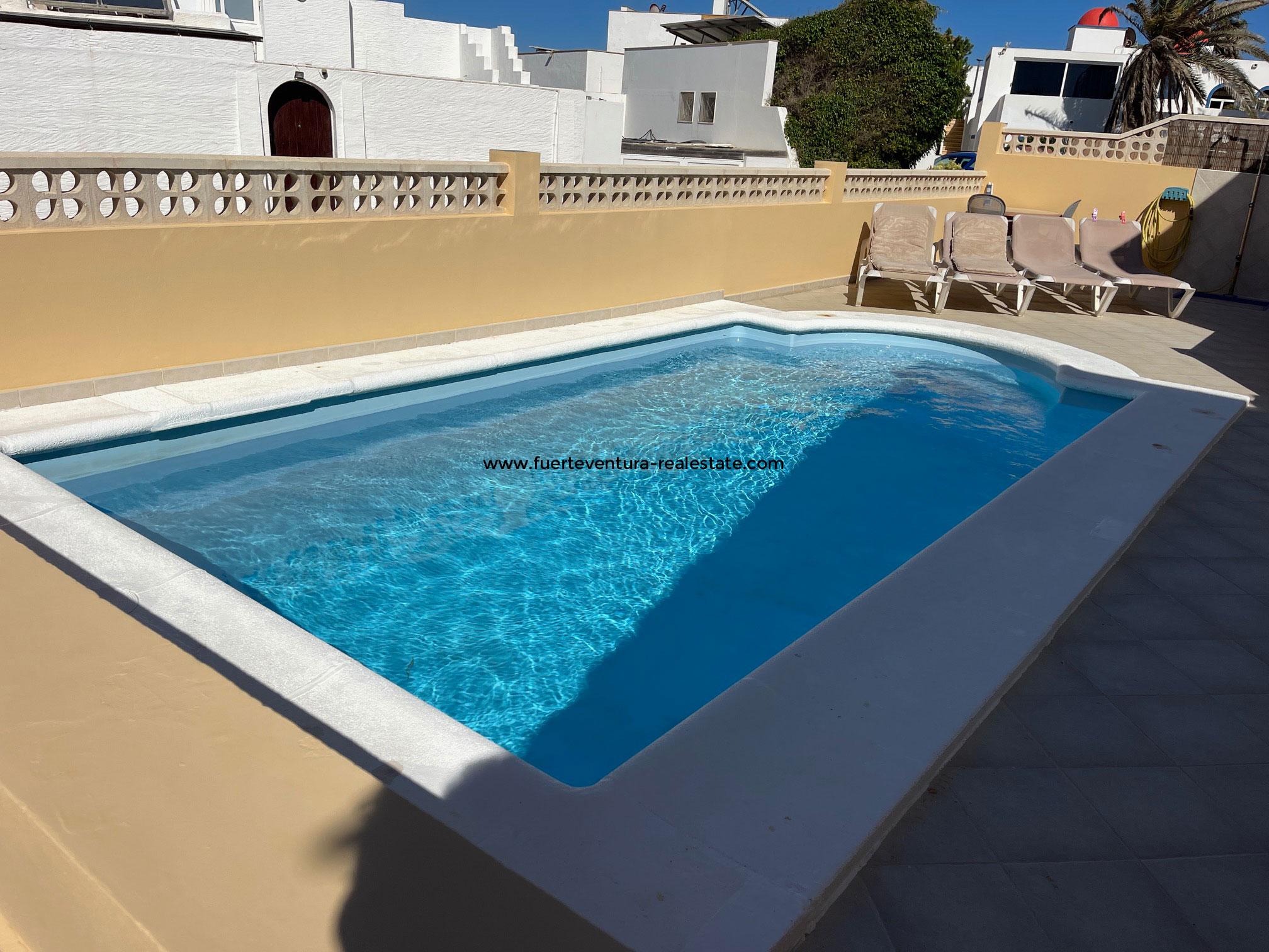 Fantástica Villa con piscina en la playa de Corralejo